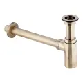 Сифон для раковины Wirquin Linies 1 1/4х32 мм с выпуском d65 мм с отводом бронза (219342/30987100)