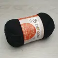 Пряжа Хлопок натуральный 425м (Пехорка), Черный - 02, 100% хлопок, 5 мотков, 100 г, 425 м.
