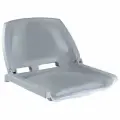Кресло в лодку Folding Cерый 50х40х48см каркас пластик, подушки винил