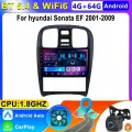 Магнитола 4-64 Гб Android для Hyundai Sonata IV (EF) (2001-2012) / Автомагнитола Андроид Хендай Соната 4