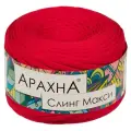 Пряжа Arachna Sling Maxi, 1 % хлопок, 300 г, 100 м, №15 красный