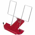 Подставка для книг Brauberg Line, металл, красная (237965), 12шт.