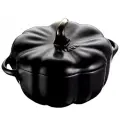 Кокот керамический Staub Тыква 14.8см, 700 мл, черный с позолотой