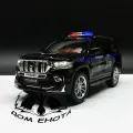 Машинка Toyota Land Cruiser Prado FSB. Металлическая модель Тойота Ланд Круизер Прадо ФСБ полицейский 1:24 черный 21см. Инерционная игрушка
