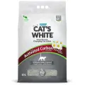Наполнитель Cat's White Activated Carbon Spring Fresh, комкующийся, с активированным углем, 10 л