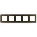 Рамка пятипостовая (бронза), Legrand INSPIRIA (комплект 8шт)