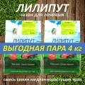 Газонная трава 2 шт. семена лилипут 2 кг на 80 м2 многолетний низкорослый газон