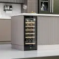 Винный шкаф Meyvel MV31BIG-KBT1, винный холодильник на 31 бутылку/ холодильник для вина встраиваемый, отдельностоящий