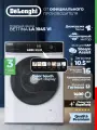 Стиральная машина DeLonghi BETTINA L 1045 VI (2025), функция пара, загрузка 10,5 кг, инвертор, съемная крышка, автомат