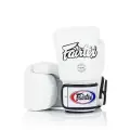 Боксерские перчатки Fairtex 14 унций белые Breathable BGV1 натуральная кожа