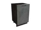 Кухонный модуль напольная тумба Сурская мебель Хелмер 50x81.6x47.8 см с 1-ой дверью. 1 шт.
