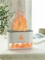 Увлажнитель воздуха камин с подсветкой/Аромадиффузор с имитацией пламени/Ночник/Черный Увлажнитель воздуха камин с подсветкой/Аромадиффузор с имитацией пламени/Ночник/