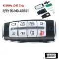 6/8 кнопок, умный дистанционный автомобильный брелок, 433 МГц, замена чипа ID47 для GENESIS GV70 GV80 G80 2021 2022 2023 2024 2025, 95440-AR011
