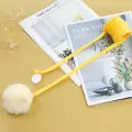 Игрушка для кошек Кролик, подвесная, растягивается, ярко-желтая, 100см