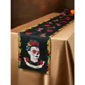 Фрида Кало / Frida Kahlo Льняная дорожка на стол с принтом Подсолнухи и Кальверы