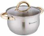 Кастрюля ZEIDAN Z-501081, серебристый