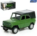 Автоград Машина металлическая «УАЗ Hunter», инерция, 1:32, свет и звук, цвет зелёный
