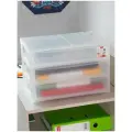 Органайзер настольный с 3 одинаковыми выкатными ящиками 39х26,5х26,5 см SANKA