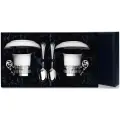 Набор чашек кофейных Богема с блюдцами и c ложками (6 предметов)