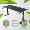 Игровой компьютерный стол ZONE 51 RUNWAY 160, Black, черный, RGB