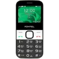 Телефон Fontel SP230, 2 SIM, громкий динамик, камера, фонарик, черный