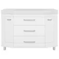 Тумба с раковиной Misty Терра 110 с 3 ящиками, белая, напольная