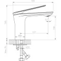 Смеситель для умывальника 35k MIXLINE ML25-04 Real