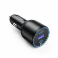 Автомобильное зарядное устройство UGREEN CD293 (90889) 2*USB-C PD+USB-A 130W Fast Car Charger. Цвет: черный