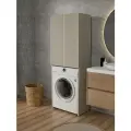 Шкафчик над стиральной машинкой Ridberg Никко МДФ (Cashmire)