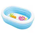 Детский бассейн Яркие Рыбки 163*107*46 см, клапан