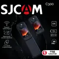 SJCAM C300 Extended Battery Version Thumb-Sized Action Camera for Motorcycle Helmet, Anti-Shake Waterproof Dash Cam for Cycling, Fishing, Vlog, Live Streaming, Pre-Recording, First-Person View 64