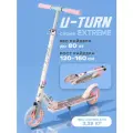 Самокат 2-х колесный EXTREME (колеса PU 180мм, 83х10х97,5 см, до 80кг) розовый (Арт. СМК-2850)