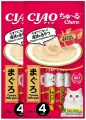 Inaba Лакомство-пюре CIAO Churu пюре для кошек для поддержания здоровья костей и суставов Тунец Магуро, 14г*4шт*2шт