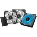 Вентилятор 140x140x27 Arctic P14 PWM PST RGB, 0-1900rpm, 0.17A, 3шт + Controller, ACFAN00256A