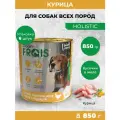 Влажный корм для собак Frais Holistic сочные кусочки мяса в желе с курицей, 850 гр х 6 шт