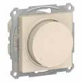 ATLASDESIGN светорегулятор (диммер) повор-нажим, LED, RC, 400Вт, мех, бежевый | код. ATN000223 | Systeme Electric ( 1шт. )