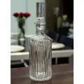 Хрустальный графин с пробкой для водки/виски/коньяка, без ручки, подарочная упаковка, Неман Премьер, объём 0.85 литра, 5596 900/264