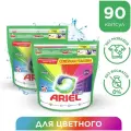Ariel капсулы PODs Всё в 1 Color, пакет, 2 уп, 45 шт.