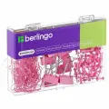 6 шт. Набор мелкоофисных принадлежностей Berlingo, 120 предметов, розовый, пластиковая упаковка