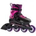 Детские раздвижные ролики Rollerblade Fury G - Black/Pink р. 33-38