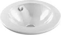 Раковина-чаша Jacob Delafon Ronde 47 E1183-00 Белая фарфор накладная 47
