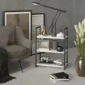 Стеллаж металлический напольный DK_Loft, 3 полки белый