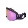 Горнолыжная маска Brenda SKG700 black-pink mirror (модель со сменной линзой)