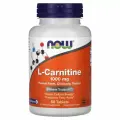 NOW L-Carnitine Tartrate, L-Карнитин Тартрат 1000 мг - 50 таблеток