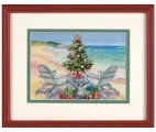 70-08832 Набор для вышивания крестом DIMENSIONS Christmas On The Beach Рождество на пляже