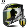 Шлем SOMAN SM965, мотоциклетный, открытый, с двойными линзами