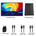 CAMERIOS Портативный монитор 15.6 дюймов Type C HDMI FHD IPS HDR, Touch Version