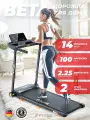 Беговая дорожка Plank BETA электрическая, 12 программ, амортизация, рег. уровень наклона, надежный двигатель, 14 км/ч.