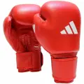 Соревновательные перчатки Adidas IBA - красные, 10 унций