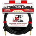 Инструментальный кабель MUZKABEL JFNIK4B - 15 метров, JACK (моно) - JACK (моно)